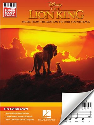 cover image of The Lion King, Super Easy Piano Songbook